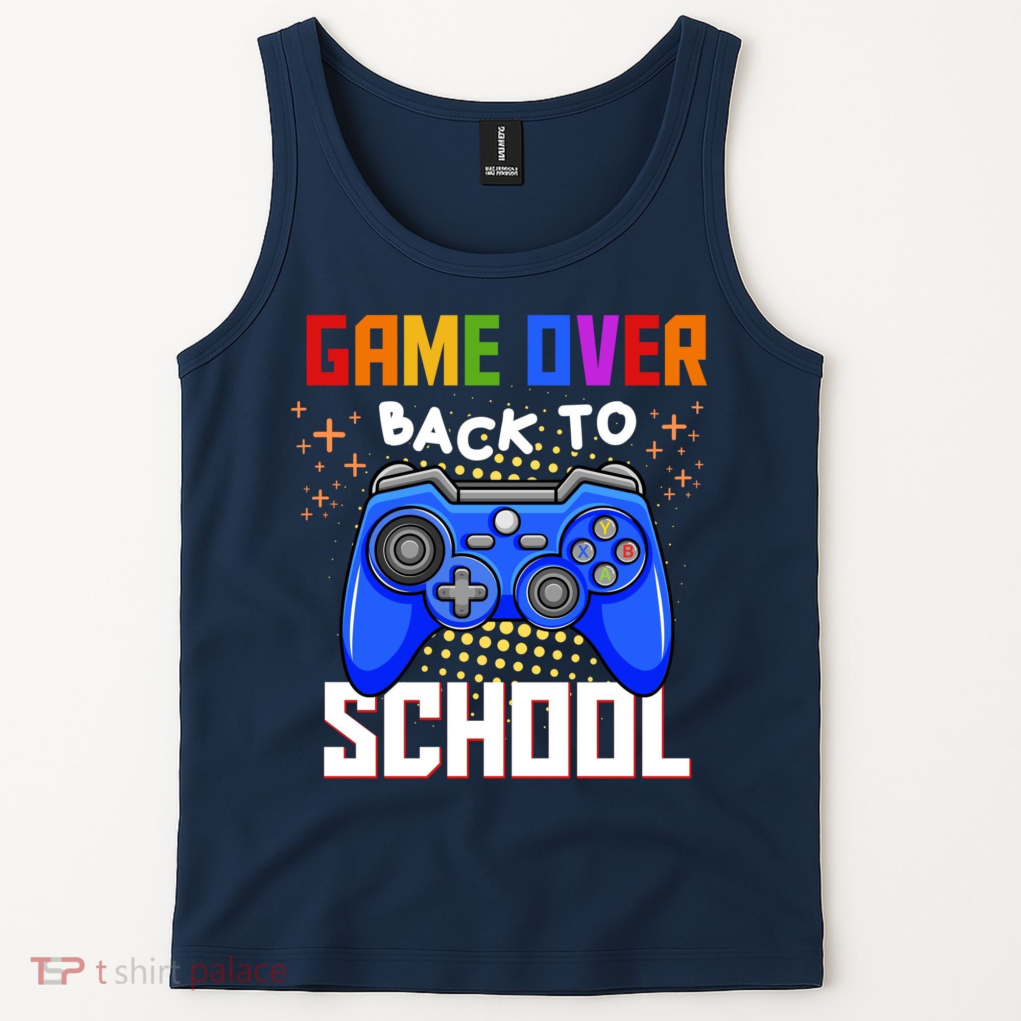 Game Over Back To School Funny Tank Top