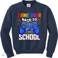 Game Over Back To School Funny Kids Sweatshirt thumb 0