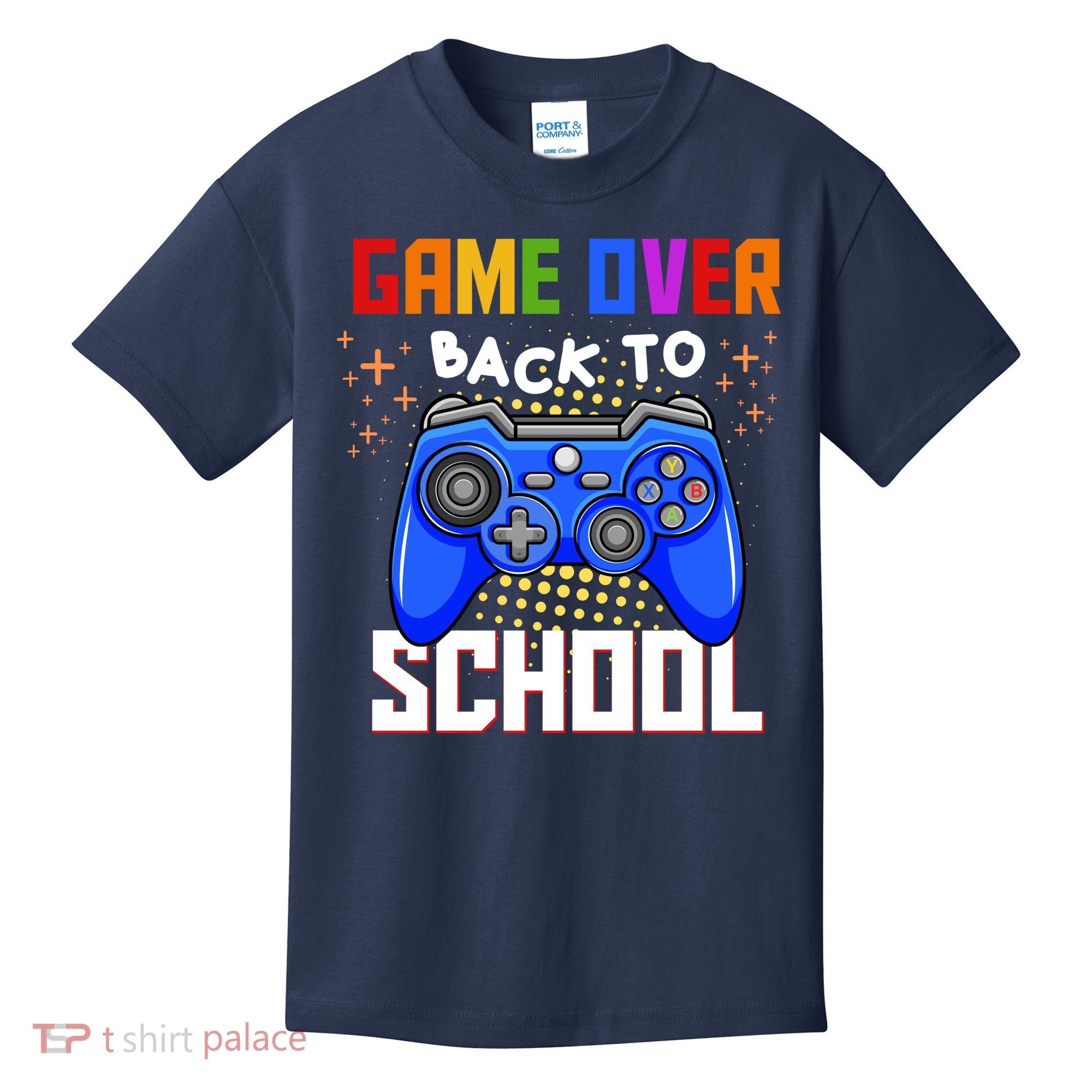 Game Over Back To School Funny Kids T-Shirt