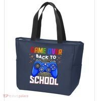 Game Over Back To School Funny Tote Bag thumb 3