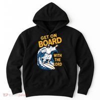 Get On Board With The Lord Surfing Hoodie thumb 0
