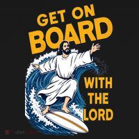 Get On Board With The Lord Surfing Hoodie thumb 2