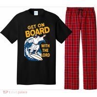 Get On Board With The Lord Surfing Pajama Set thumb 0