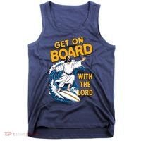 Get On Board With The Lord Surfing Tank Top thumb 0