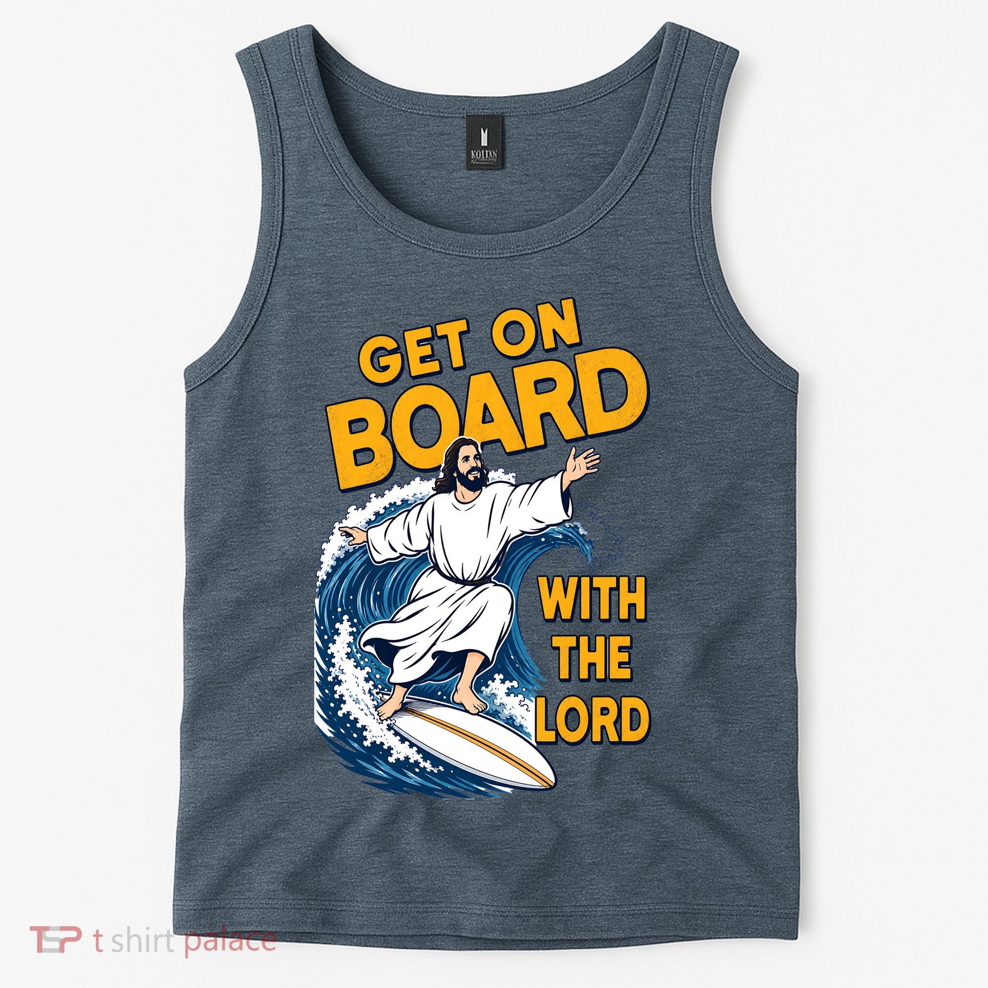 Get On Board With The Lord Surfing Tank Top