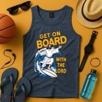 Get On Board With The Lord Surfing Tank Top thumb 4