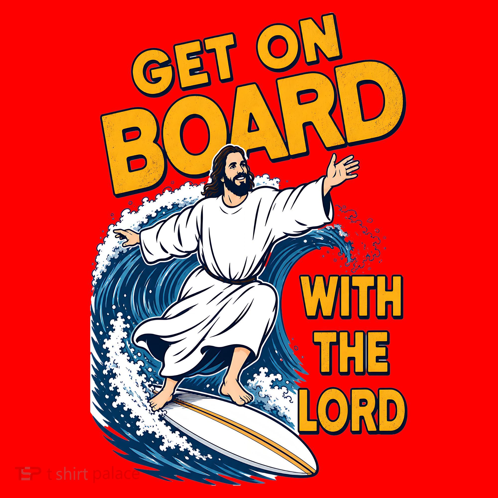 Get On Board With The Lord Surfing Santa Hat