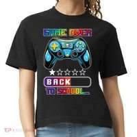 Game Over Back To School Gamer Comfort Colors Boxy T-Shirt thumb 0