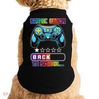 Game Over Back To School Gamer Doggie Tank thumb 0