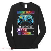 Game Over Back To School Gamer Long Sleeve Shirt thumb 0