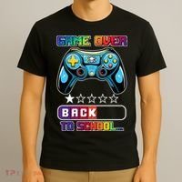 Game Over Back To School Gamer T-Shirt thumb 3
