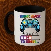 Game Over Back To School Gamer Coffee Mug thumb 2