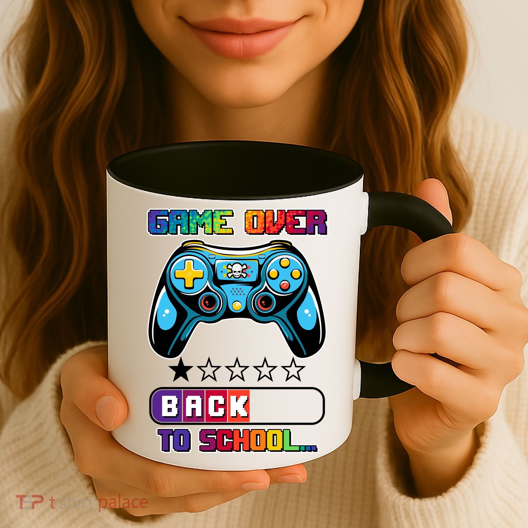 Game Over Back To School Gamer Coffee Mug