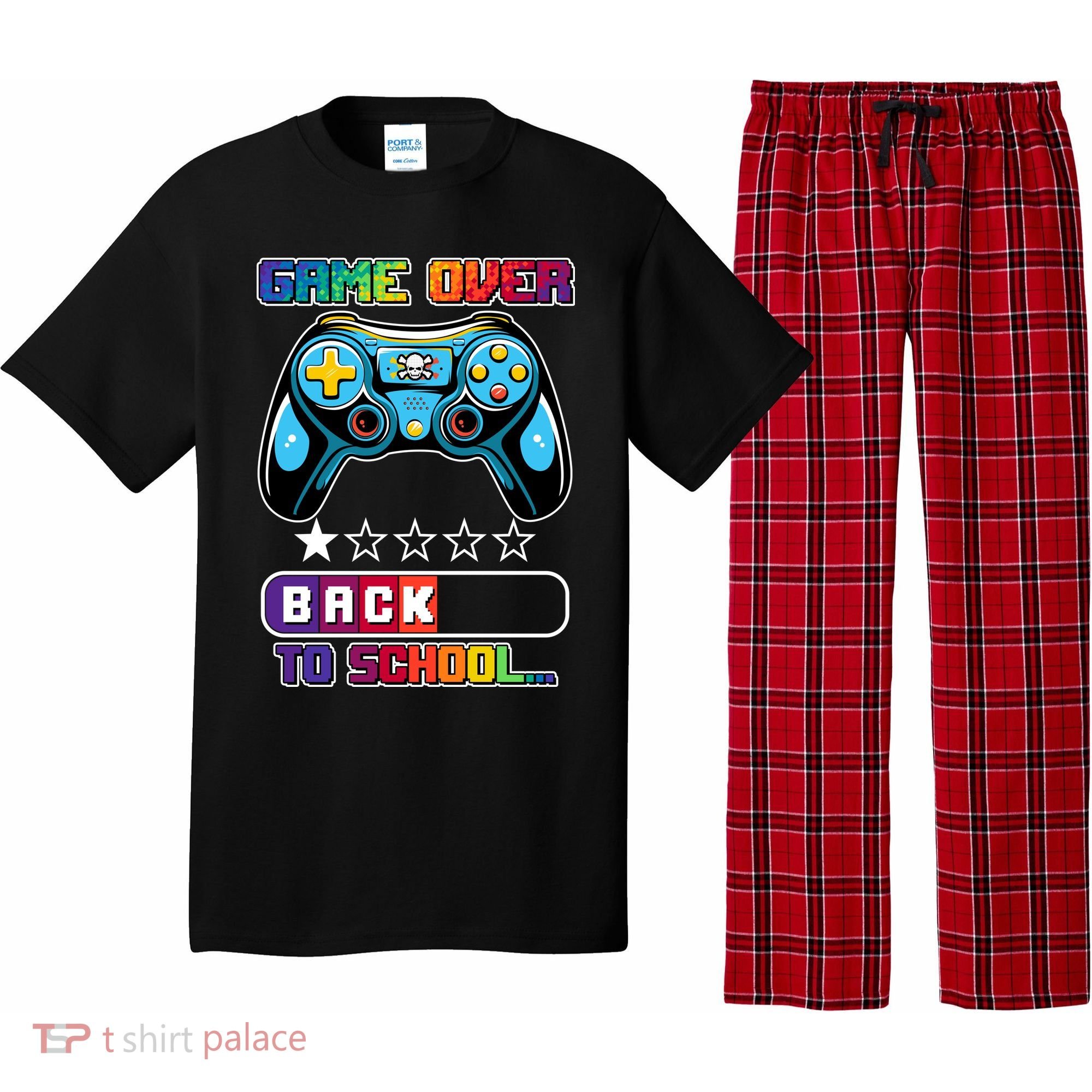 Game Over Back To School Gamer Pajama Set