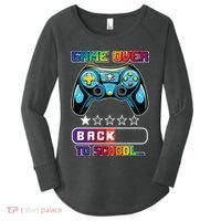 Game Over Back To School Gamer Women's Perfect Tri Tunic Long Sleeve Shirt thumb 0