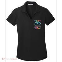 Game Over Back To School Gamer Women's Dry Zone Grid Polo thumb 0