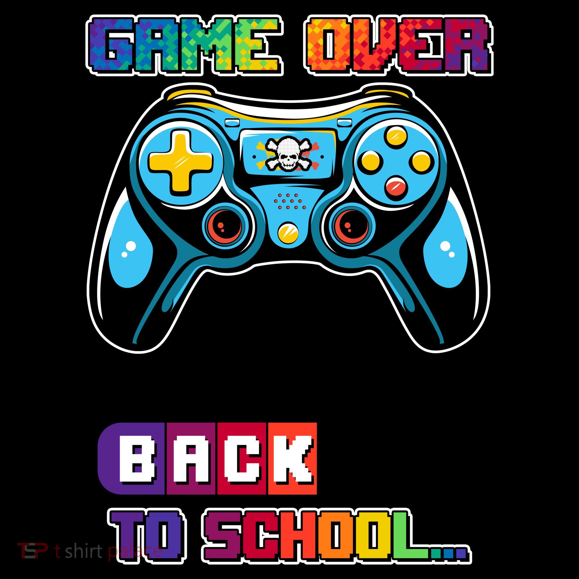 Game Over Back To School Gamer 16oz Travel Tumbler