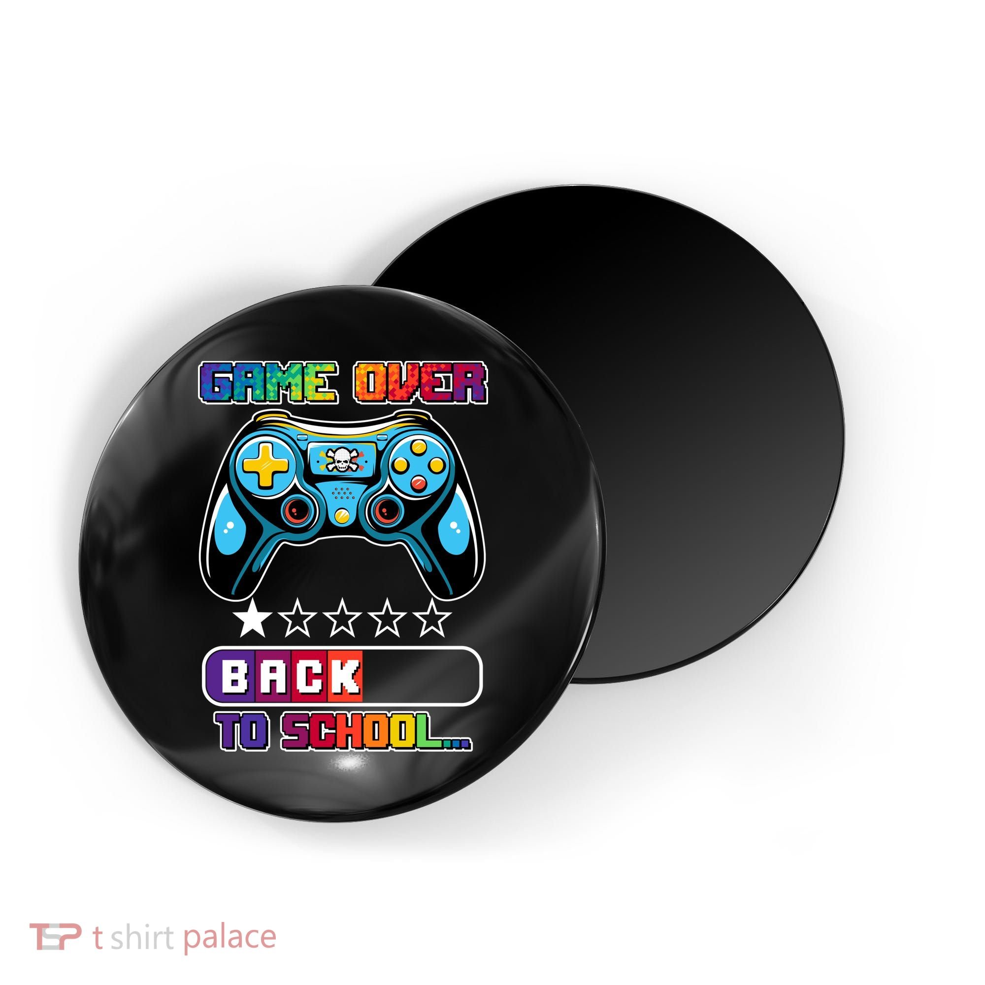 Game Over Back To School Gamer Magnet