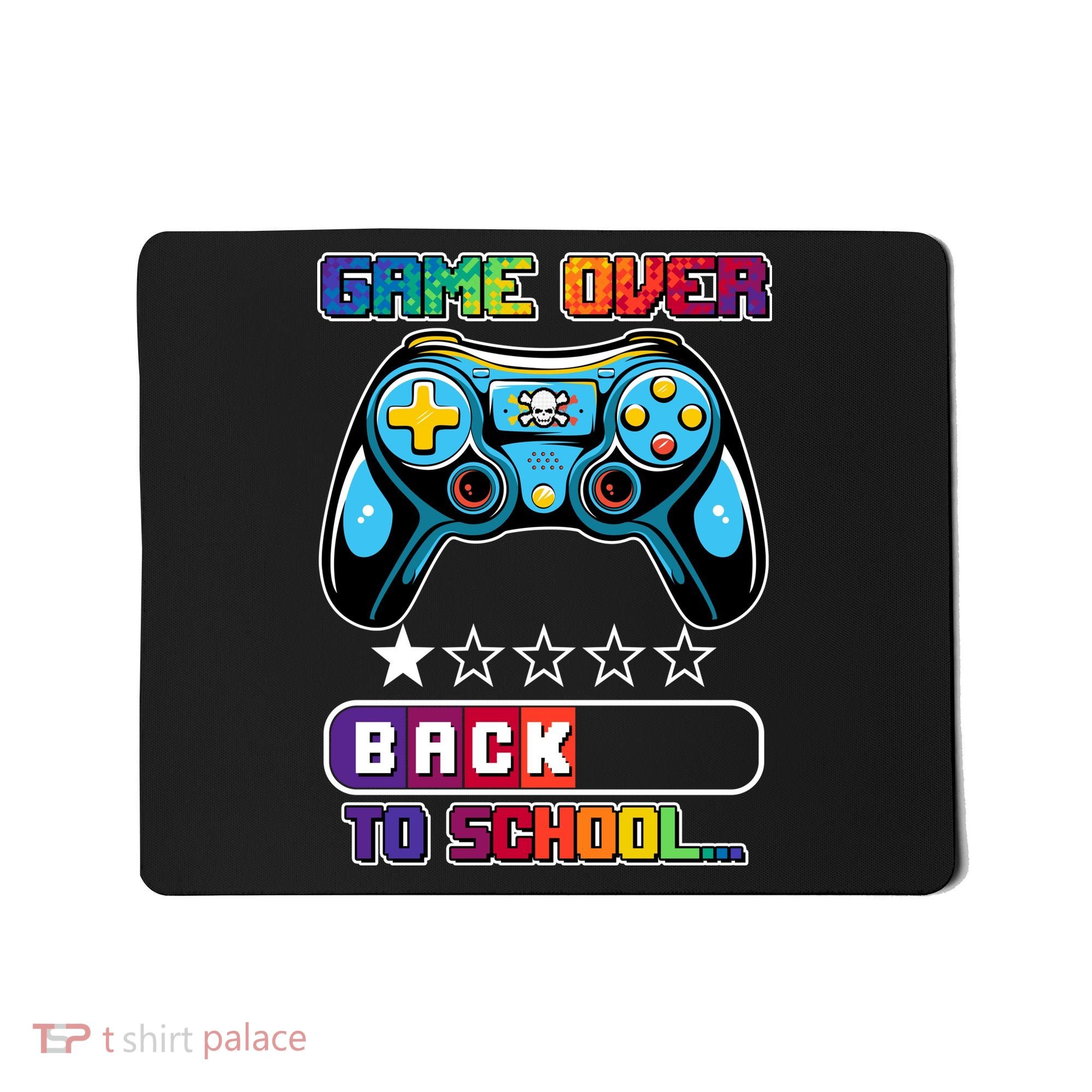 Game Over Back To School Gamer Mousepad