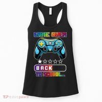 Game Over Back To School Gamer Women's Tank Top thumb 0