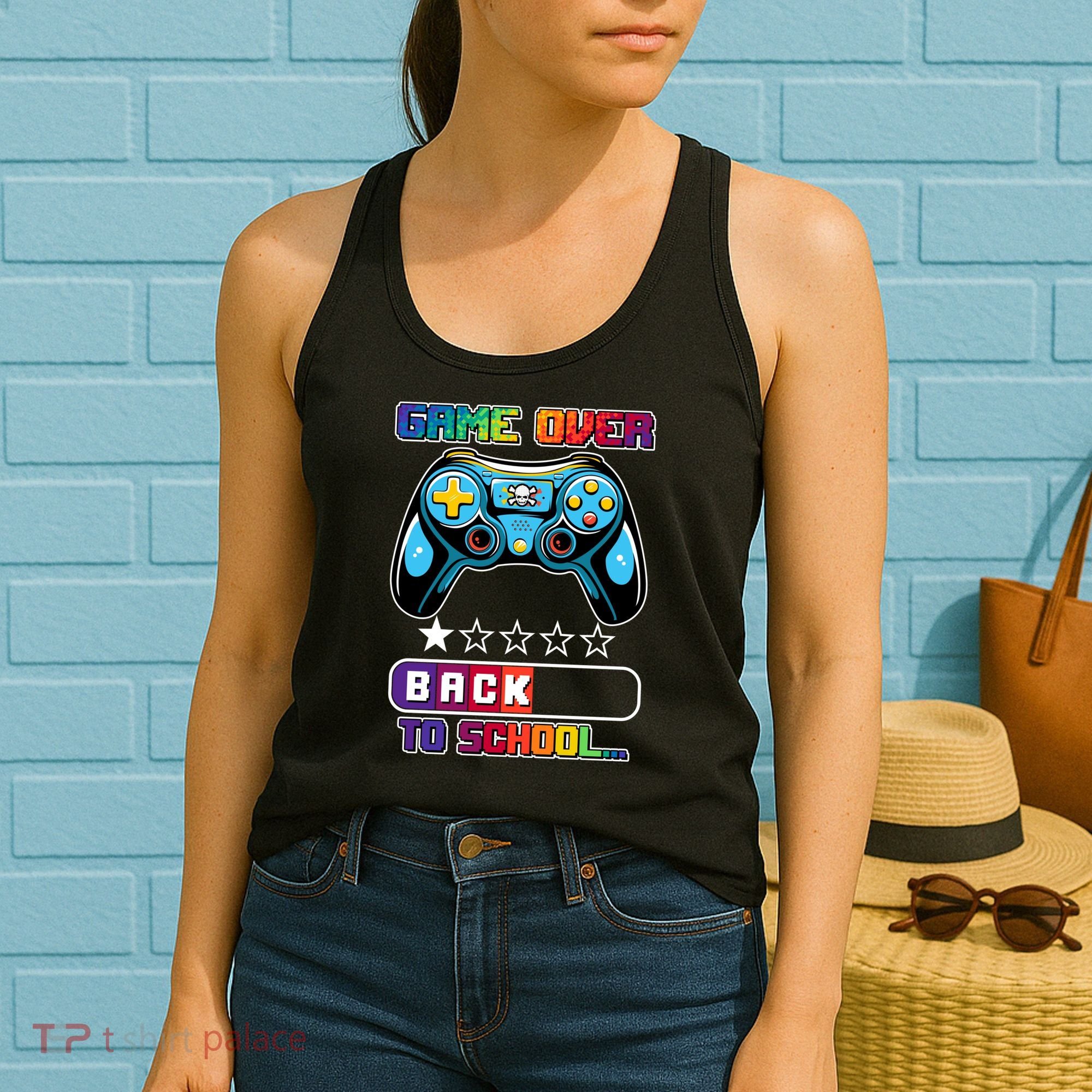 Game Over Back To School Gamer Women's Tank Top