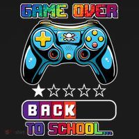 Game Over Back To School Gamer PosiCharge Competitor Tank thumb 2