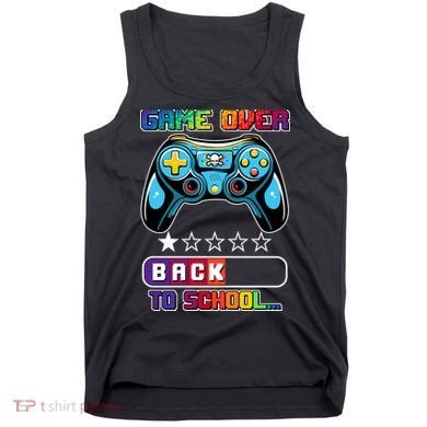 Game Over Back To School Gamer Tank Top
