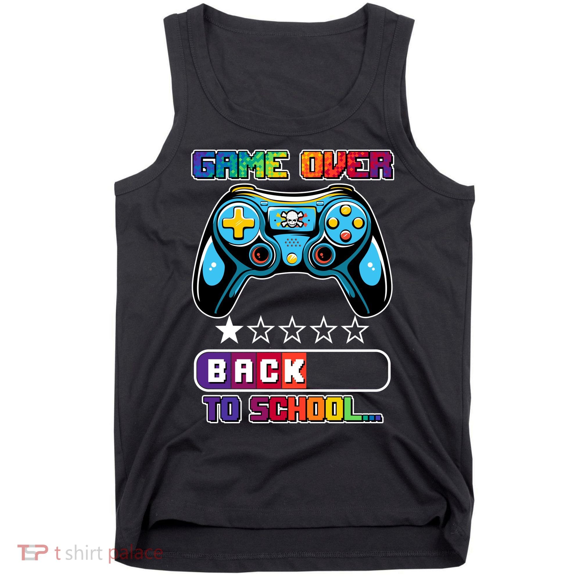 Game Over Back To School Gamer Tank Top