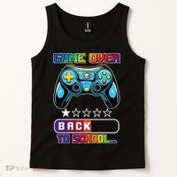 Game Over Back To School Gamer Tank Top thumb 2