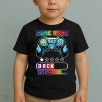 Game Over Back To School Gamer Toddler T-Shirt thumb 2