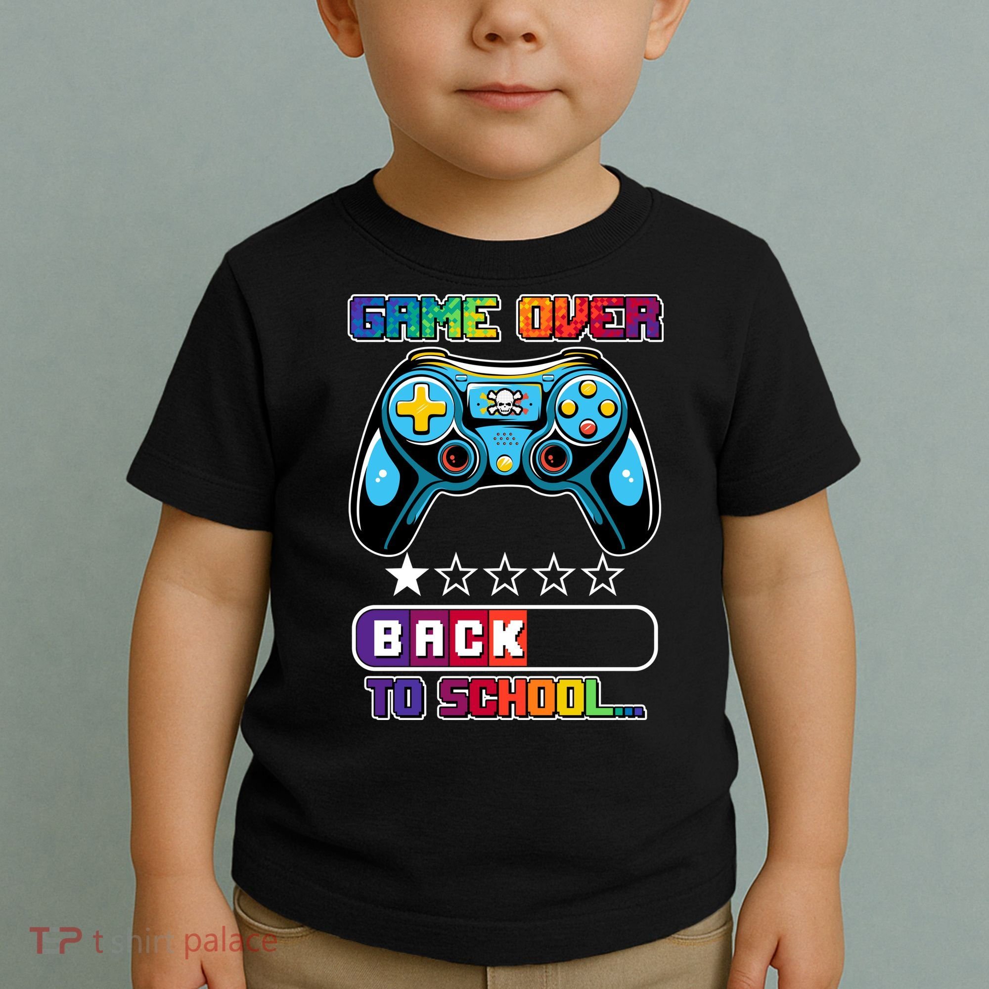 Game Over Back To School Gamer Toddler T-Shirt