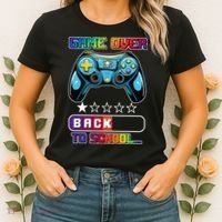 Game Over Back To School Gamer Women's T-Shirt thumb 2