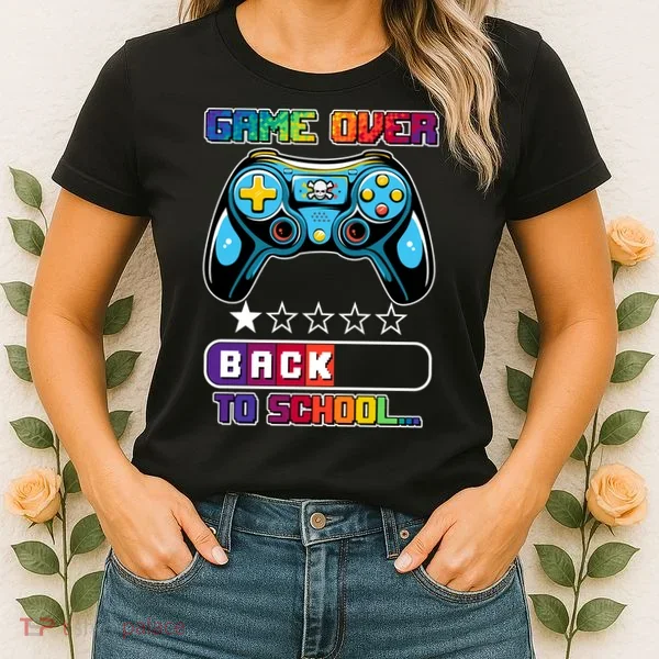 Game Over Back To School Gamer Women's T-Shirt