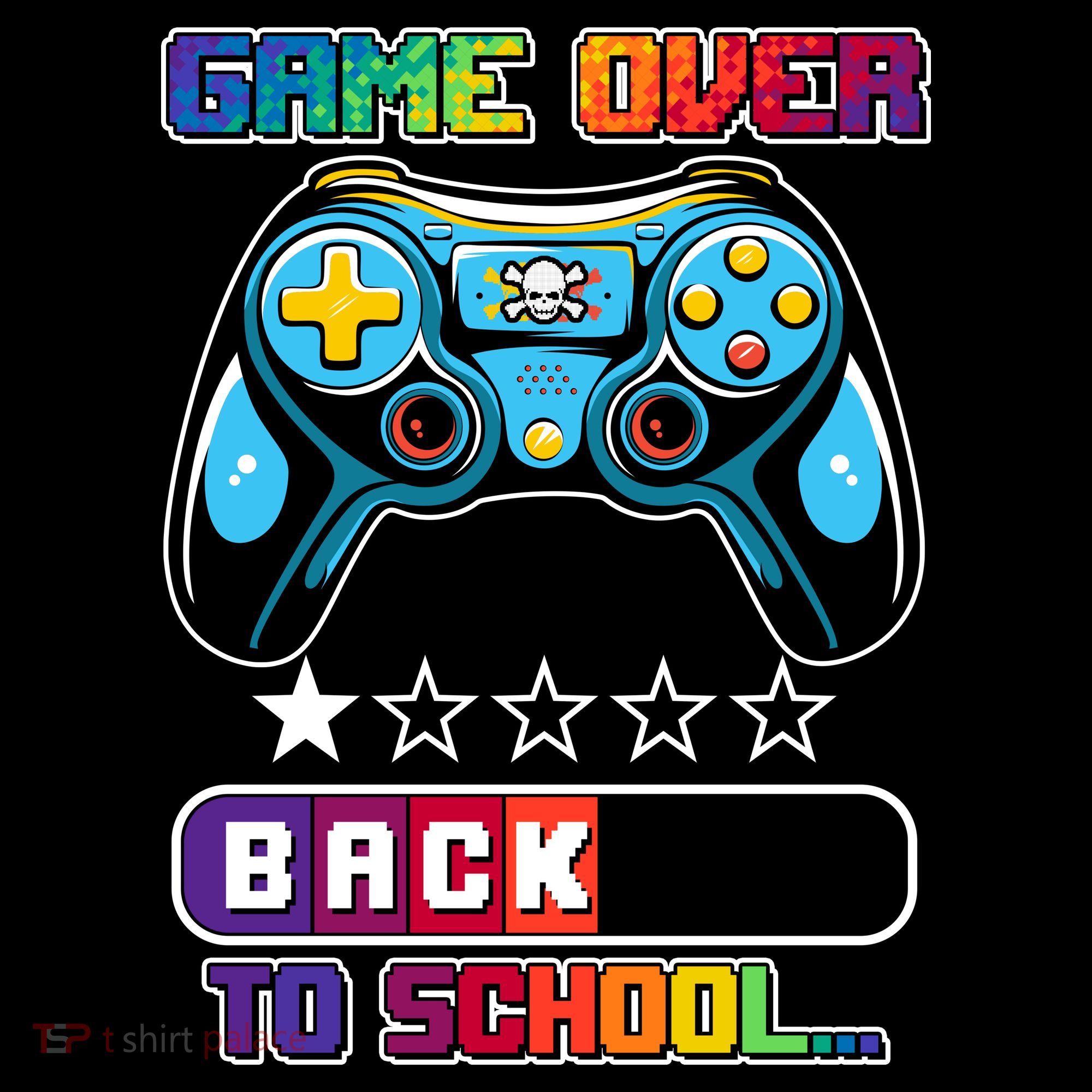 Game Over Back To School Gamer Women's T-Shirt