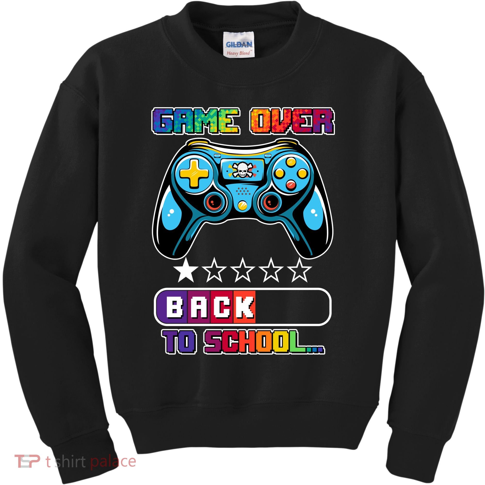 Game Over Back To School Gamer Kids Sweatshirt