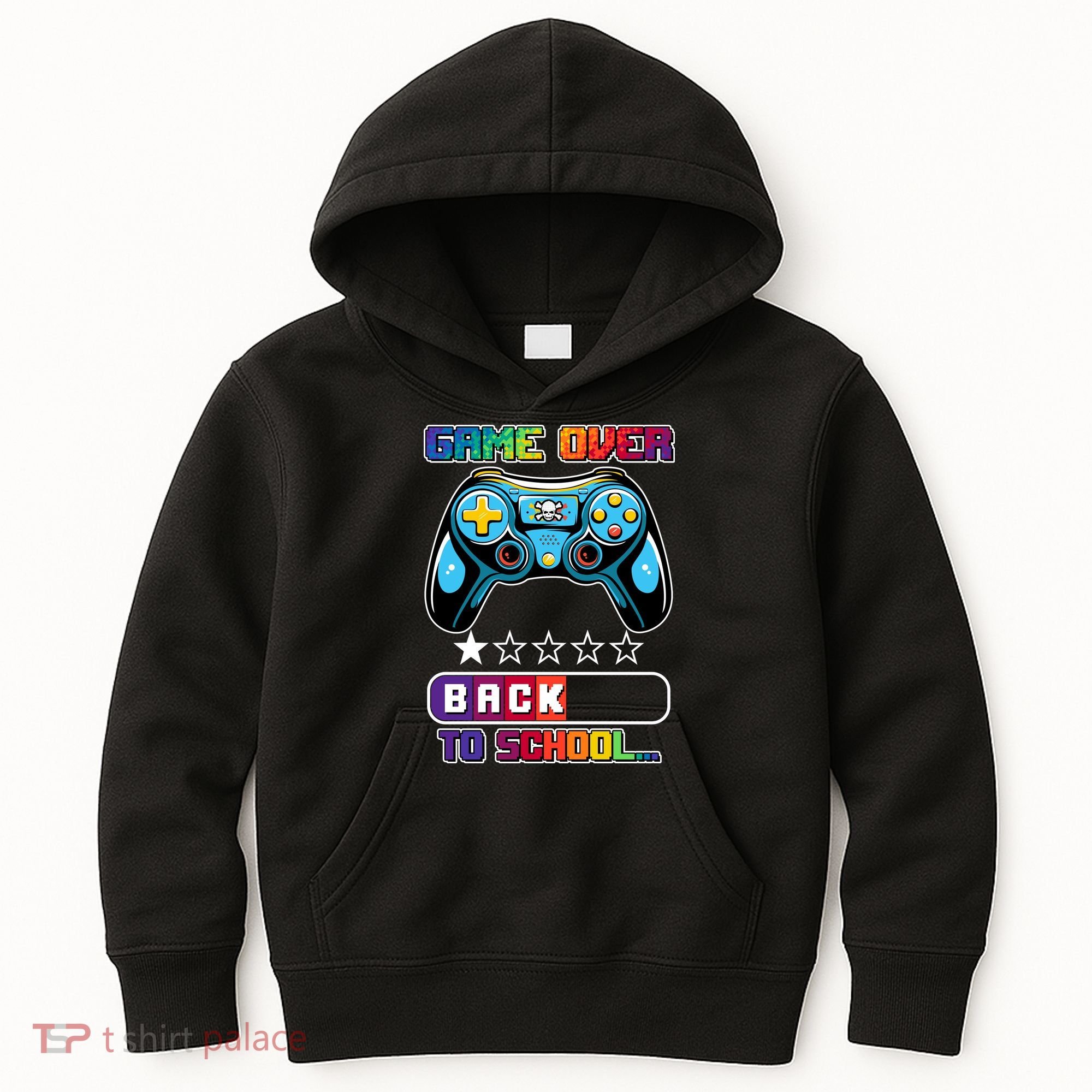 Game Over Back To School Gamer Kids Hoodie