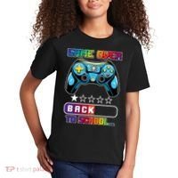Game Over Back To School Gamer Kids T-Shirt thumb 2