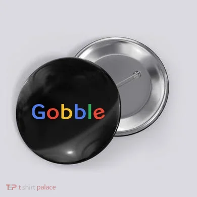 Gobble Classic Colorful Logo Button
