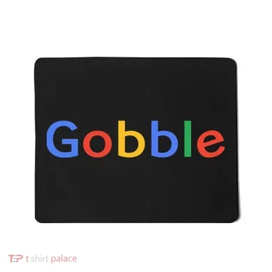 Gobble Classic Colorful Logo Mousepad