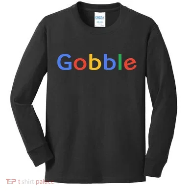 Gobble Classic Colorful Logo Kids Long Sleeve Shirt