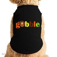 Gobble Cute Turkey Thanksgiving Doggie Tank thumb 0