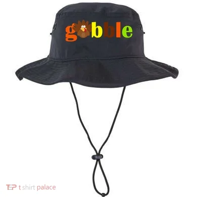 Gobble Cute Turkey Thanksgiving Bucket Hat