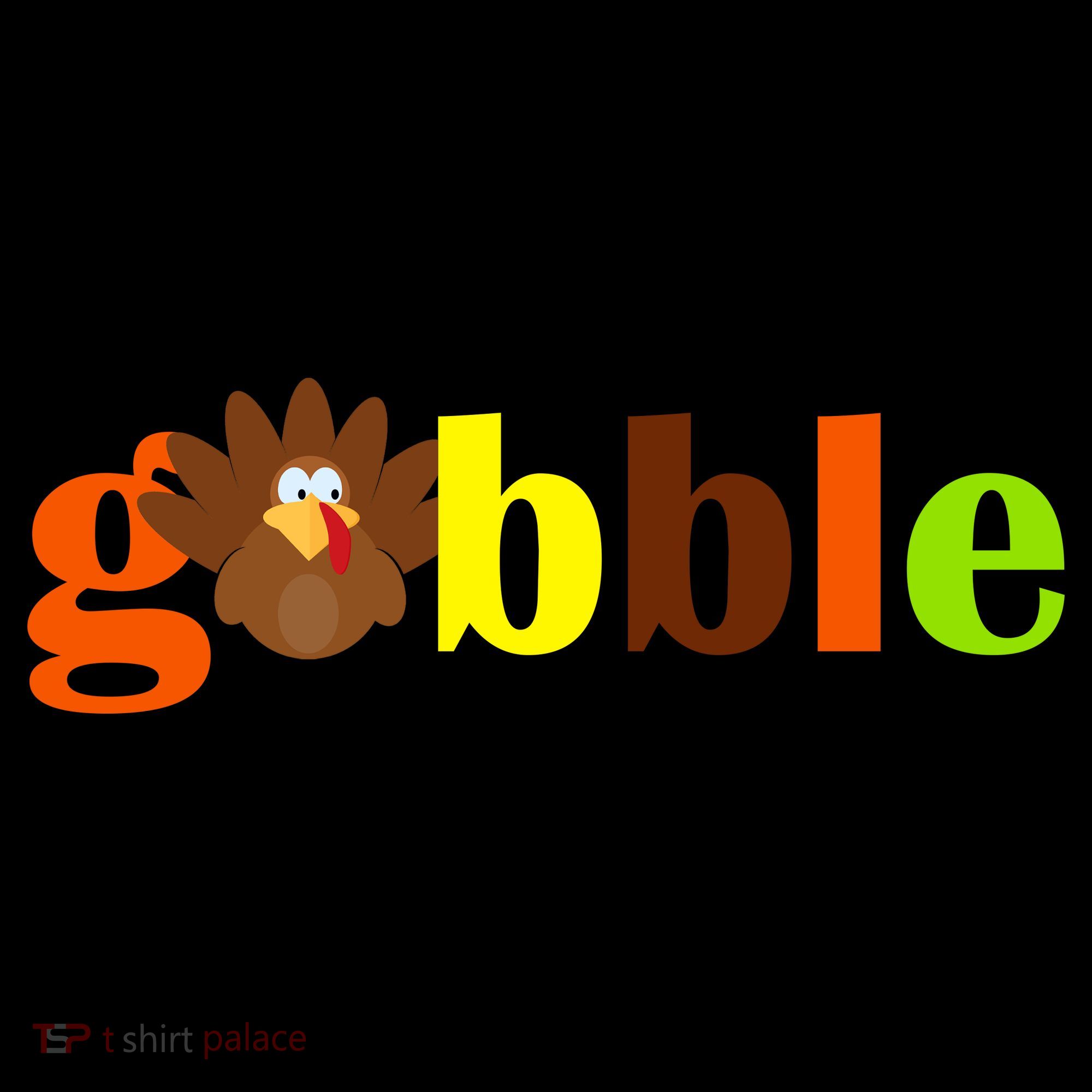 Gobble Cute Turkey Thanksgiving Mousepad