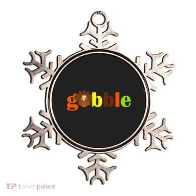 Gobble Cute Turkey Thanksgiving Ornament