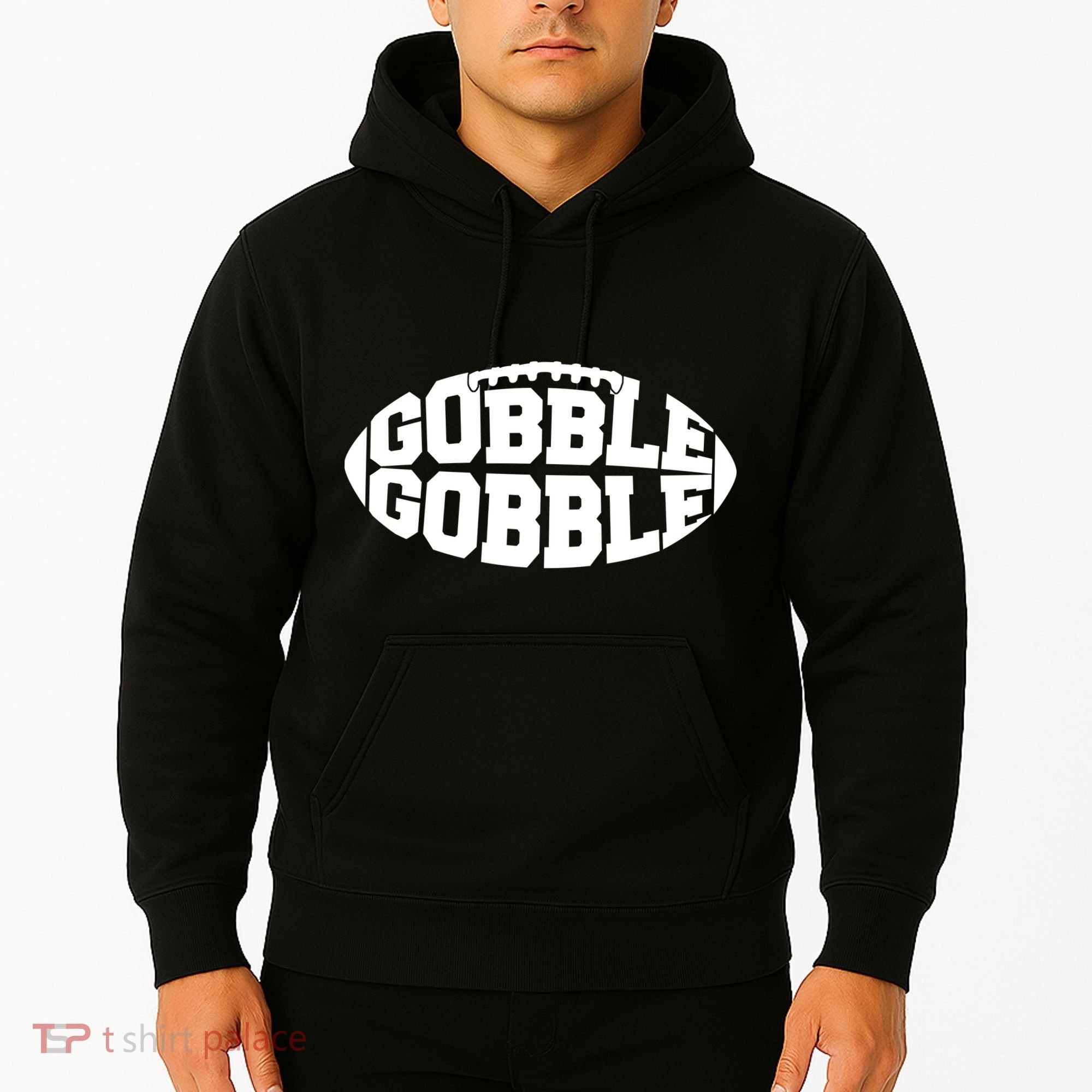 Gobble Gobble Football Hoodie