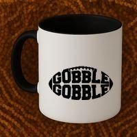 Gobble Gobble Football Coffee Mug thumb 2