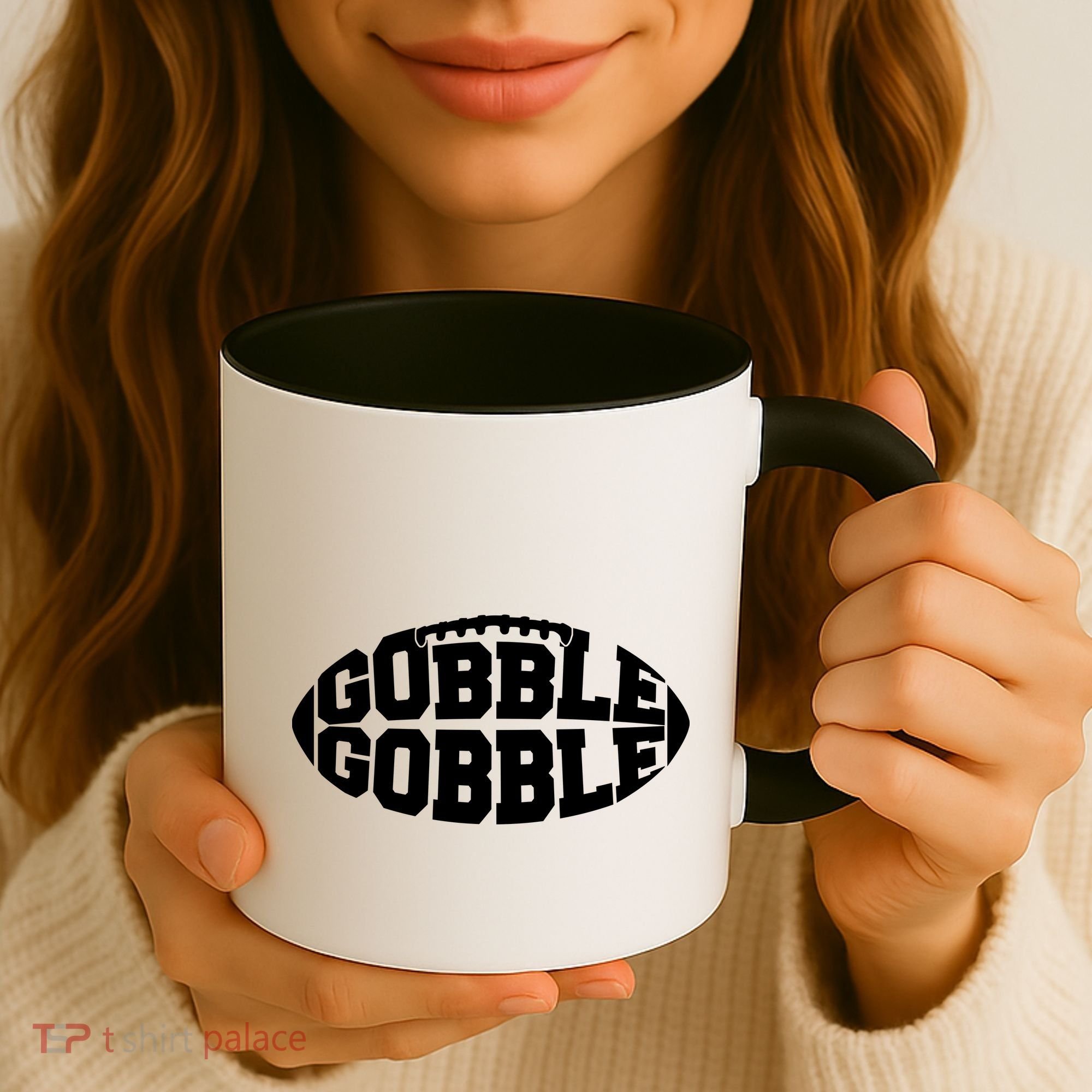 Gobble Gobble Football Coffee Mug