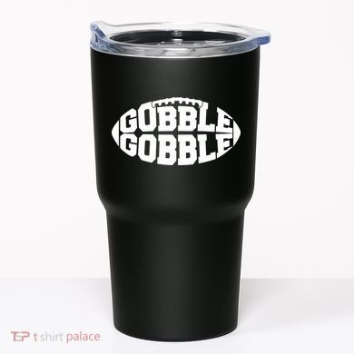 Gobble Gobble Football Tumbler