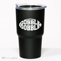 Gobble Gobble Football Tumbler thumb 0