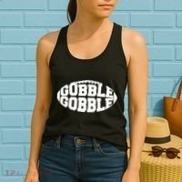 Gobble Gobble Football Women's Tank Top thumb 2
